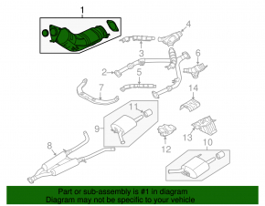 Катализатор левый Infiniti G35 4d 06-07