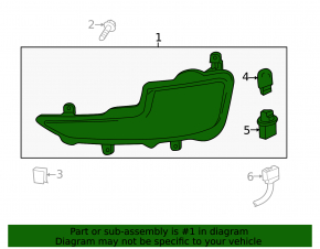 Поворотник правый Chevrolet Volt 11-15