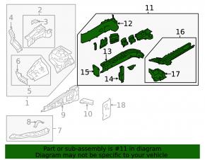 Четверть передняя левая Mitsubishi Outlander Sport ASX 10-19 синяя, тычки