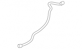 Conductă de retur de răcire către rezervorul radiatorului unui Volvo XC60 18-26 B6 