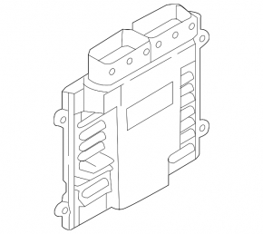 Блок ECU компьютер двигателя Hyundai Sonata 16-17 hybrid