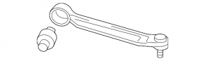 Braț de control superior, față dreapta, spate, Audi A6 05-11