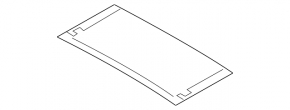 Perdeau panoramă spate BMW X3 F25 11-17 gri