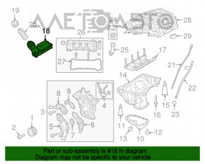 Охладитель масляный ДВС Jeep Grand Cherokee WK2 16-22 3.6 в сборе
