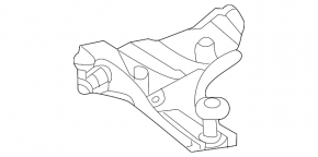 Петля двери верхняя задняя правая Toyota Sienna 21-26