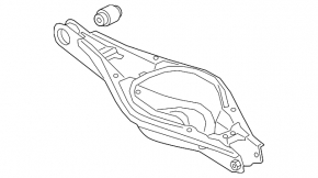 Braț de control inferior sub arcul stânga spate, Volvo XC40 19-25