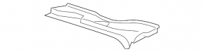 Решетка дворников пластик левая VW CC 08-17
