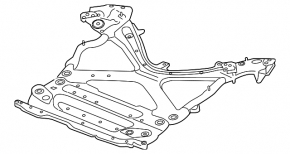 Cadru auxiliar fata Audi A6 C8 19-