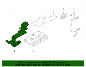 Кронштейн DRIVER ASSIST CONTROL MODULE Audi Q8 19-26 нижний
