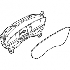 Щиток приборов Lincoln MKZ 13-16 hybrid, 32к