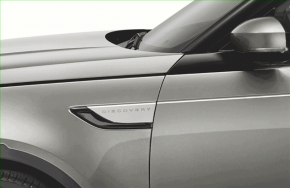 Молдинг эмблема крыла правый Land Rover Discovery 17-21 серый