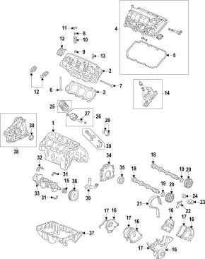 Arborele cotit Acura MDX 14-20