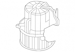 Motor ventilator încălzire, rândul 3, Volvo XC90 24-26