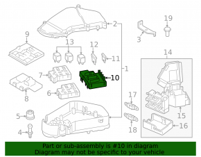 Блок предохранителей подкапотный Audi Q7 4L 10-15