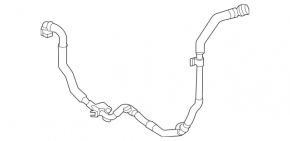 Furtun sistem de răcire pentru Mercedes W167 GLE 450 20-26