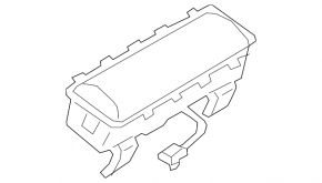 Подушка безопасности airbag пассажирская в торпеде Ford Bronco Sport 21-26