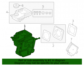 ABS АБС BMW X7 G07 19-23 с ГТЦ, бачком и крышкой