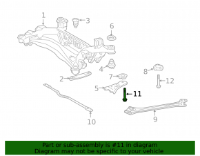 Болт крепления заднего подрамника 6шт Lexus GS350 GS430 GS450h 06-11