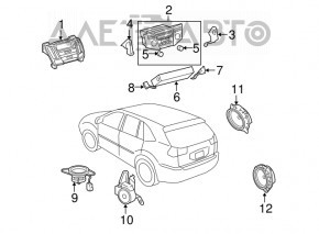 Динамик пищалка передней стойки правый Lexus RX300 RX330 RX350 RX400h 04-09