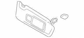 Viziera dreapta Audi A3 22-26 gri