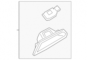 Ручка двери багажника Ford Escape MK4 20-26 с кнопкой