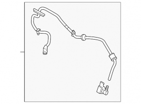 Senzor de amplificare a vidului pentru Land Rover Range Rover Velar 18-20 cu tub