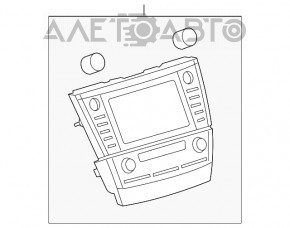 Головное устройство JBL Toyota Camry v40 07-09