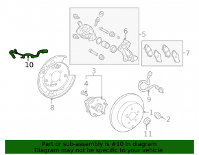 Датчик ABS задний правый Lexus RX350 RX450h 10-15 AWD