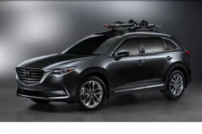 Рейлинг продольный правый Mazda CX-9 16-22 без заглушек