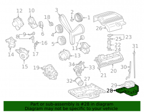 Поддон двигателя Lexus LX 98-07