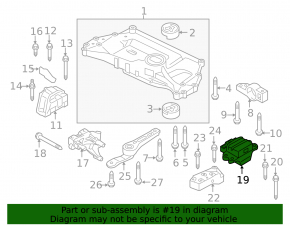 Pernele motorului stânga VW Beetle 12-13 2.0T