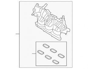 Коллектор впускной Ford Explorer 20-25 3.0T