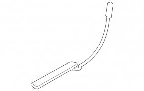 Inserție de ornament pentru prag dreapta spate Volvo V90 17-22 usa cu iluminare din spate