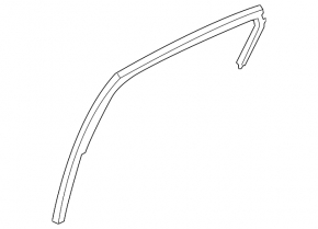 Garnitura geam usa stanga spate Kia Forte 19-24 4d