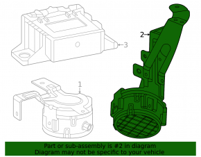 Semnal de avertizare frontal Chevrolet Equinox EV 24-26