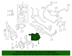 Насос ГУР BMW X1 E84 13-15 2.0T N20