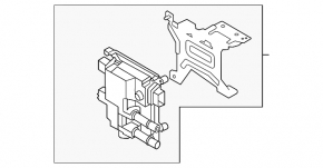 Oil Pump Control Unit Assembly Hyundai Santa Fe 21-23