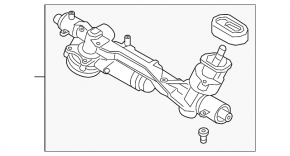 Рейка рулевая Audi Q3 83A 19-25 электро