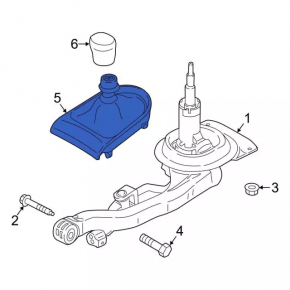 Накладка шифтера МКПП Ford Mustang mk6 15-20 хром