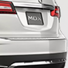 Накладка заднего бампера Acura MDX 17-20 рест, хром