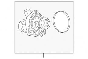 Корпус термостата BMW 7 G11 G12 19-22 N63B