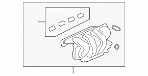 Коллектор впускной Mitsubishi Outlander 18-21 2.0, 2.4, PHEV