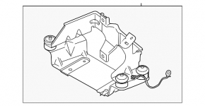 Suport compresor aer conditionat Polestar 2 21 - nou original