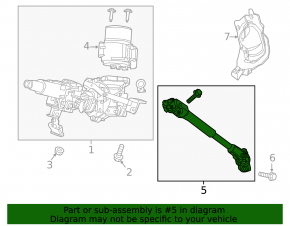 Рулевой карданчик Honda HR-V 16-22
