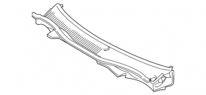 Решетка дворников пластик Toyota Camry v55 15-17 usa