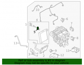 Клапан печки кондиционера Mitsubishi Outlander 22-26