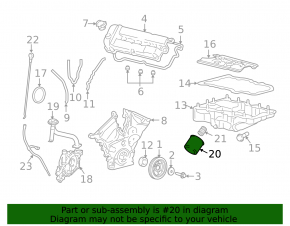 Фильтр масляный Ford Edge 15-18 3.5