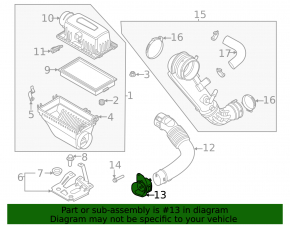 Воздухоприемник Ford Explorer 20-25 2.3T