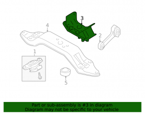 Подушка АКПП Subaru Crosstrek 16-17