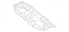 Deflector superior radiator Mercedes W212 14-16